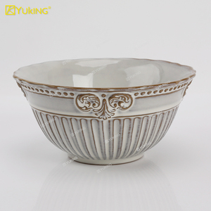 Ensemble de <span class=keywords><strong>vaisselle</strong></span> en céramique vintage en relief <span class=keywords><strong>baroque</strong></span>, <span class=keywords><strong>vaisselle</strong></span> de haute qualité pour la décoration intérieure - Product Image 6