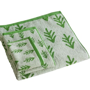 Nouvelle série de couleurs printemps/été – <span class=keywords><strong>Serviette</strong></span> de bain en coton peigné longues fibres de classe A, jacquard teint en fil 100 % coton, motif <span class=keywords><strong>sapin</strong></span> - Product Image 5