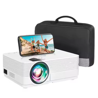 Projecteur LED T3 1080P pour la maison et le bureau, mise au point manuelle, 5500 lumens, pour le divertissement et les cinémas à domicile