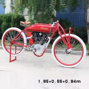Modèle de vélo rétro en fer forgé, style <span class=keywords><strong>punk</strong></span> nostalgique, modèle de vélo vintage - Product Image 4