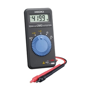 HIOKI 3244-60 CARD HiTESTER Card-Style Pocket-Sized Electrical Maintenance Testing <b>Tool</b> (0.01% + 1) Accuracy 0100V AC - Product Image 1