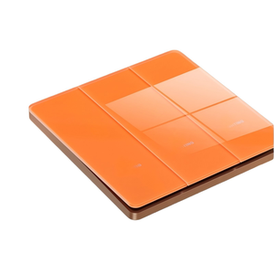 สวิตช์ไฟติดผนังแบบฝังในบ้าน กระจกนิรภัย 10A เต้ารับเดี่ยว IP20 แผงสัมผัส สวิตช์ไฟติดผนัง ดีไซน์มินิมอล - Product Image 1