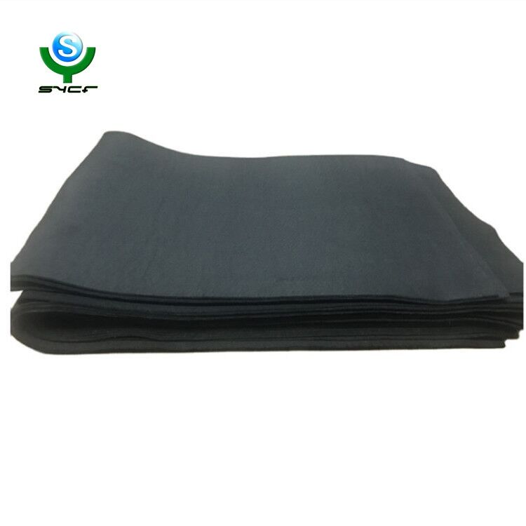 2.5mm ACF Felt Heat Resistant Cloth BET1200 Good Purification Effect Activated Carbon Fiber Filter Felt For Air Cleaning