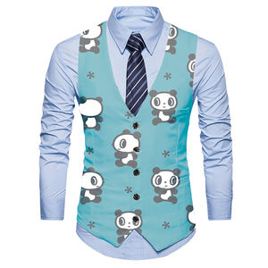 Herren Slim Fit formelle Anzug Weste mit Knöpfen Leinwand Oberbekleidung für Smoking <span class=keywords><strong>Prom</strong></span> Party Hochzeit für den Herbst - Product Image 2