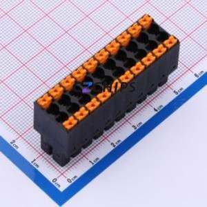 JL2EDGKNH-50810B01 Plug-in Terminal Block P=5.08mm Connector ( Connector Type: Plug )( Construction: 2x10P )( Pitch: 5.08mm ) - Product Image 1