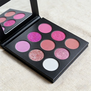 Cosmétiques en gros, palette de fards à paupières diamantés 9 couleurs, fard à paupières doré, fard à paupières scintillant, maquillage pour les yeux - Product Image 6