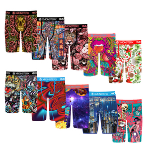 Calzoncillos bóxer personalizados CELINNE con estampado digital para hombre, ropa interior, pantalones cortos de poliéster y spandex, bóxer deportivo de pierna larga para hombre - Product Image 4