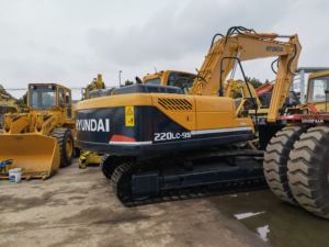 Pelle sur chenilles Hyundai 220lc-9s de haute qualité Prix bon marché Pelle Hyundai 220LC-9S Excavatrice Hyundai d'occasion - Product Image 4