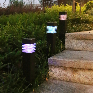 Luces solares para jardín, luces LED para caminos, luces solares impermeables para jardín, luces de estaca para decoración de patio y jardín - Product Image 1