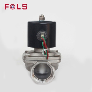 Válvula Solenoide de Bola de 2 Vías DN40 de 1.5 Pulgadas 2W-400-40 Normalmente Cerrada de Acero Inoxidable AC220V DC12V DC24V para Agua, Aceites y Aire - Product Image 4