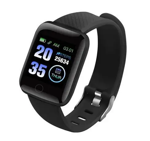 Waterproof 116 plus Smart phone watch 116plus Fitness Tracker Heart Rate Monitor Watches Smart Band bracelet D13