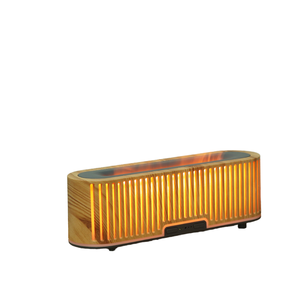 Flame Air Diffuser Slotted Grating Hollow <b>Humidifier</b> 5V USB Ultrasonic <b>Mist</b> Maker Bedroom Atmosphere Lamp - Product Image 1
