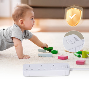 WINNING STAR ST-1083 - Regleta de alimentación de escritorio tipo UK de 2 m, 10 A, 2500 W de corriente nominal, 3 tomas de CA - Product Image 2
