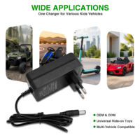 Chargeur de batterie au plomb 12V 1.5A pour voiture électrique enfant, prise DC 5.5mm, alimentation US/EU pour voiture tamponneuse électrique et trottinette