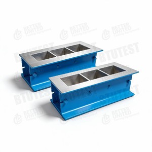 Moules à cubes de béton à 3 compartiments - Conformes à la norme EN 12390-1 - Moules de haute résistance pour laboratoire - Product Image 5
