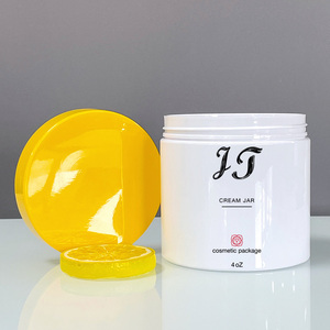100ml 150ml 250ml 300ml High Quality Hair Care Cream PET White Plastic <b>Jar</b> with Custom Logo Printing for Conditioner Packaging - Product Image 3