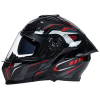 Casque de moto personnalisé AD Factory avec Bluetooth, visière double, certifié DOT, doublure en coton, casques ouverts