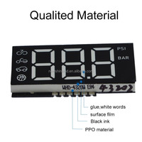 Afficheur LED 7 segments personnalisé SMD de Source Factory, 500 Mcd, haute luminosité, afficheur LED 7 segments FND personnalisé pour pompes électriques