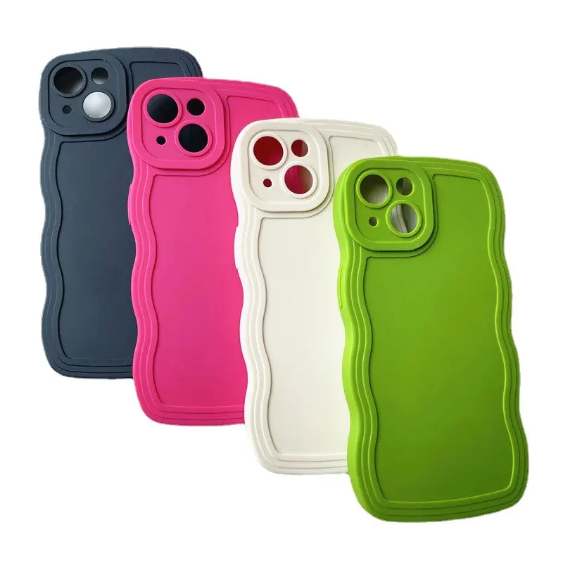 Hoge Kwaliteit TPU Candy Kleur Groen Roze Wit Zwart Telefoon Hoesje Voor Iphone 11 12 13 14 15pro Max 7 8 Plus Xr Xsmax Groothandel Bulk