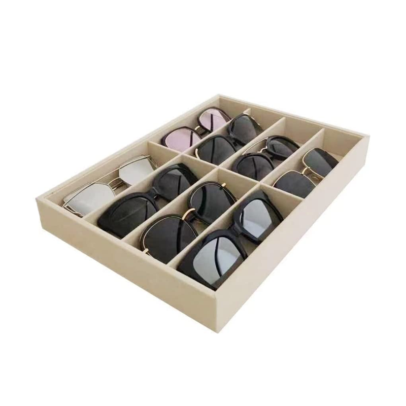 Luxury Leather Optical Eyewear Display Tray