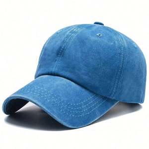 Design Unisex Baseball Cap 100% Cotton Vintage 3D Embroidery <b>Patch</b> Custom LOGO Washed Dobby Dot Sporty Style Wholesale - Product Image 1