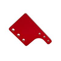 Plaque de connexion décalée irrégulière avec trous de montage multi-positions, support de positionnement pour équipement industriel, usinage CNC personnalisé