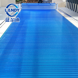 Couverture <span class=keywords><strong>de</strong></span> <span class=keywords><strong>piscine</strong></span> automatique électrique LANDY, durable, imperméable, résistante aux UV, couvertures <span class=keywords><strong>de</strong></span> <span class=keywords><strong>piscine</strong></span> rétractables pour piscines enterrées - Product Image 6