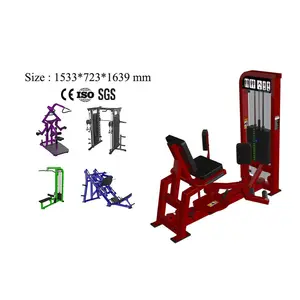 Máquina de construcción corporal con pila de peso, combo interior/exterior de muslo para gimnasio