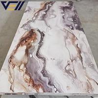 VELL Vente Directe d'Usine PVC Marbre Plastique Feuille de Marbre Panneau Mural PVC