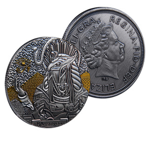 Moneda Conmemorativa Vintage Temática de Stock Ra, Moneda de Metal Coleccionable, Recuerdo para Entusiastas de la Cultura, Regalo de Colección - Product Image 6