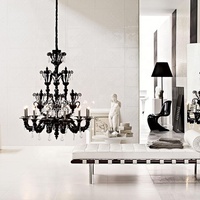 Lampes suspendues en verre soufflé à la main pour salon, lustre en verre de Murano, luxe