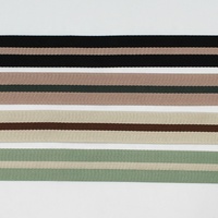 Rubans tissés en polyester rayés personnalisés de 38 mm, ruban jacquard épais pour les sangles de sac