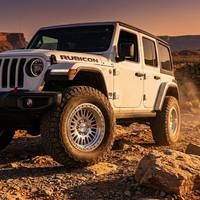 Jantes forgées multi-rayons argentées de 17, 18 et 20 pouces avec système Beadlock pour Jeep Wrangler, SUV tout-terrain, tuning.