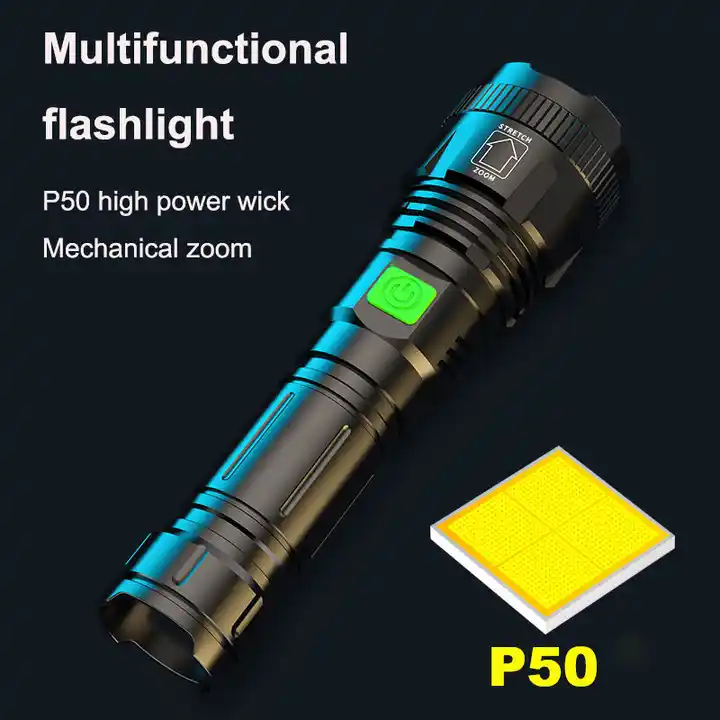 Mini Lampe torche De Poche Étanche Tactique Led Flash Rechargeable