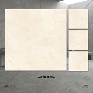 Azulejos de Porcelana con Aspecto de Mármol Blanco Carrara de 600x600 mm, 10 mm de Grosor, Diseño Moderno, Azulejos Pulidos y Esmaltados, Fábrica de Foshan, China - Product Image 4