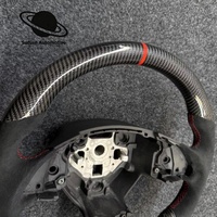 Modifikasi & Upgrade Setir Balap Chevrolet Camaro Corvette 2012-2018 Serat Karbon Hitam PU 3-Spoke OLIVER Fitment
