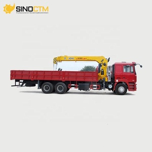 Prix d'usine Shacman 340hp 6x4 10 tonnes 12 tonnes Camion-grue à flèche télescopique à bras droit pour chantier de construction - Product Image 2