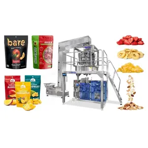 Small Automatic Rice Sugar Snack To Gusset Bag Giving Packaging Packing Machinery Machine