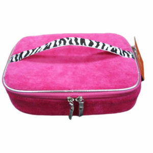 Hot Seller Women's <strong>Weekender</strong> Velvet Cosmetic Bag New Design Travel Makeup for Toiletry Zipper <strong>Case</strong> - Product Image 2