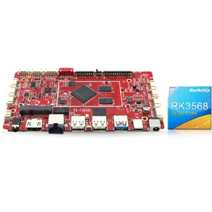 Manufacturer YS-F3568 RK3568 Board 4K Android11 Digital Signage Kiosks Embedded Motherboards With POE CAN Ports