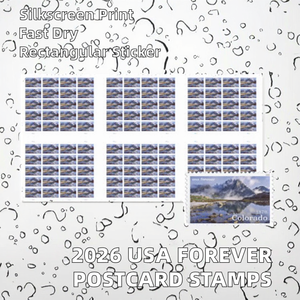 Etiquetas Adhesivas de PVC para Tarjetas Postales, Sellos de Correo Us Forever, 5 Hojas, 100 Unidades, Secado Rápido, Bajo Precio, Envío a Estados Unidos y Todo el Mundo - Product Image 2
