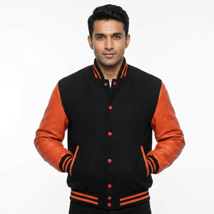 Veste de sport en molleton épais respirant, coupe-vent et à séchage rapide, col montant, pour hommes, vente en gros personnalisée - Product Image 1