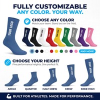Chaussettes personnalisées avec logo, chaussettes de sport respirantes en tricot, chaussettes athlétiques avec soutien de la voûte plantaire, chaussettes de créateur pour le cyclisme et le jogging