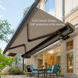 Toldo de Aluminio <span class=keywords><strong>para</strong></span> Ventanas con Mecanismo Retráctil Manual, Toldo Plegable Resistente a la Lluvia, Toldo Retráctil Motorizado Impermeable - Product Image 2