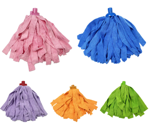 Testina di Ricambio per Mop in Acciaio Girevole a 360° Senza Pelucchi, Auto-Svuotante, Riutilizzabile, Sostenibile, in Microfibra Assorbente per <span class=keywords><strong>Pulizie</strong></span> Domestiche - Product Image 6