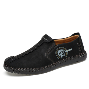 Mocassini da uomo scarpe da guida Gommino Penny ballerine in microfibra in pelle antiscivolo su fatti a mano Oversize grandi taglie forti - Product Image 3