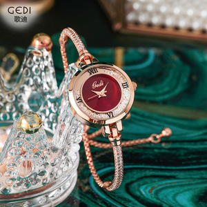 GEDI-Reloj de pulsera de cuarzo para mujer, accesorio de lujo con arena movediza, resistente al agua, único - Product Image 1