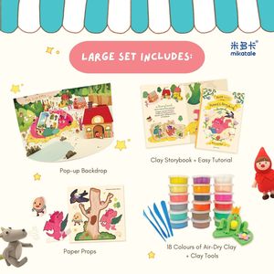 Argile à <span class=keywords><strong>modeler</strong></span> éducative pour enfants sans borax, séchée à l'air - Argile moussante super légère, emballage en boîte cadeau - Product Image 6
