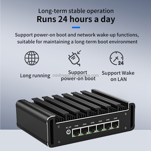 Mini PC sin ventilador <span class=keywords><strong>Core</strong></span> i7 1165G7 1185G7 N100 Soft Router ESXI PVE Firewall Appliance Server 4xintel i226 2,5G Opnsense Router - Product Image 2