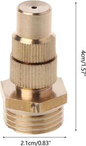 Agricultural Landscape Garden Use Metal Material Adjustable <strong>Brass</strong> Spray Nozzle Manual Irrigation <strong>Atomizer</strong> Nozzles - Product Image 4